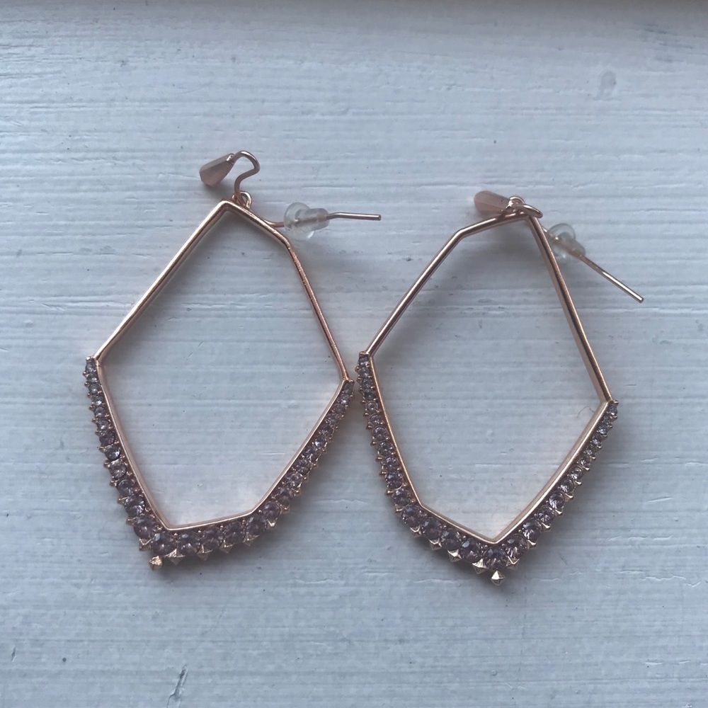 Kendra Scott Nell Earrings in Rose Gold